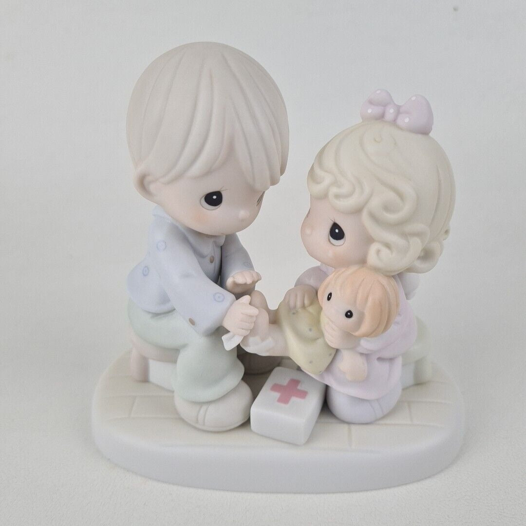 Precious Moments 163597 You Are Always There For Me Porcelain Figure Vintage