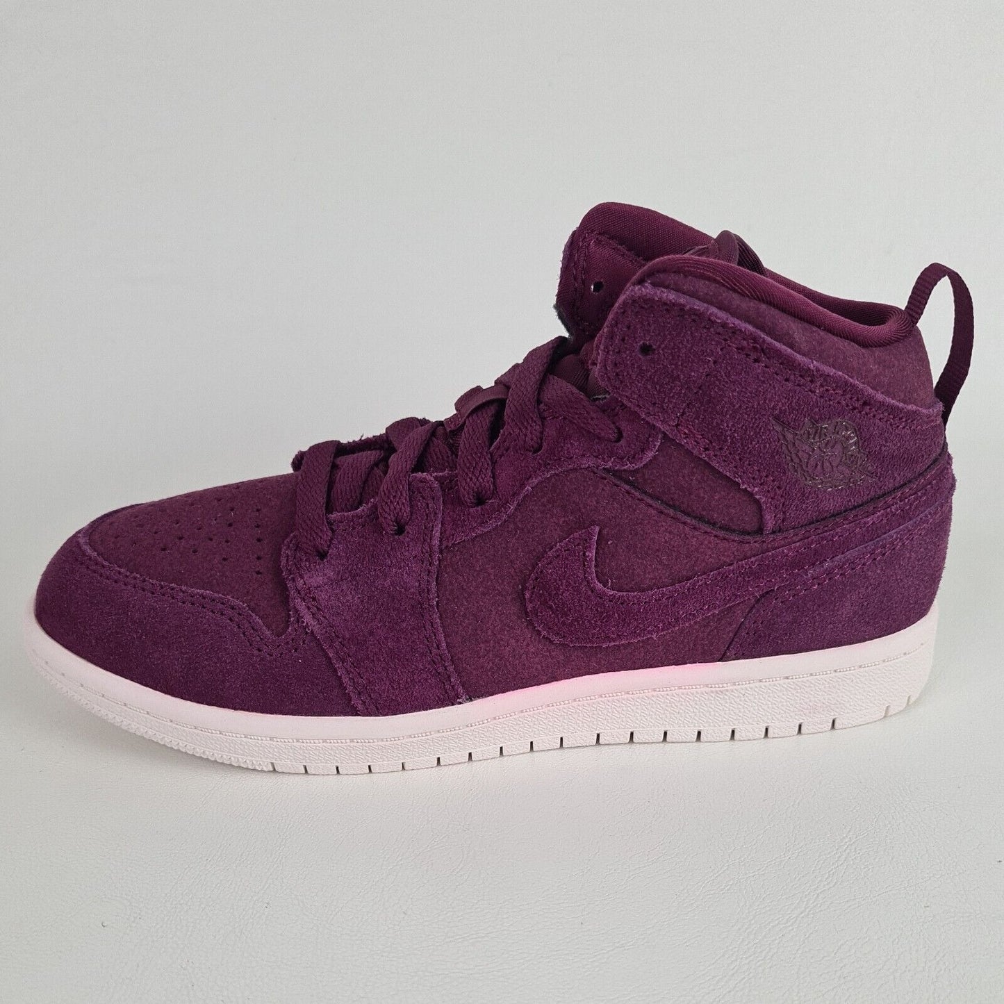 Nike Air Jordan Retro 1 Mid Bordeaux Shoes LITTLE KIDS 640734 625 Sneakers SZ 3