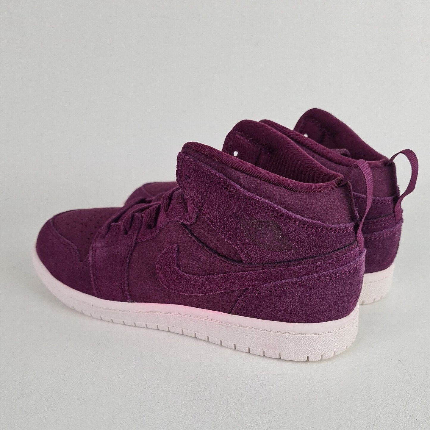 Nike Air Jordan Retro 1 Mid Bordeaux Shoes LITTLE KIDS 640734 625 Sneakers SZ 3