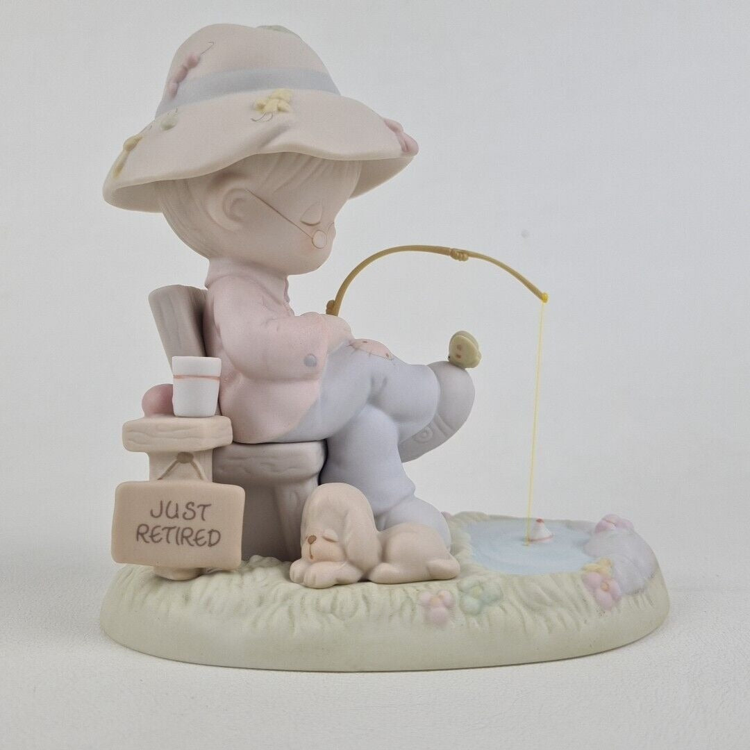 Precious Moments 522864 Just A Line To Say Youre Special Fishingman Figurine