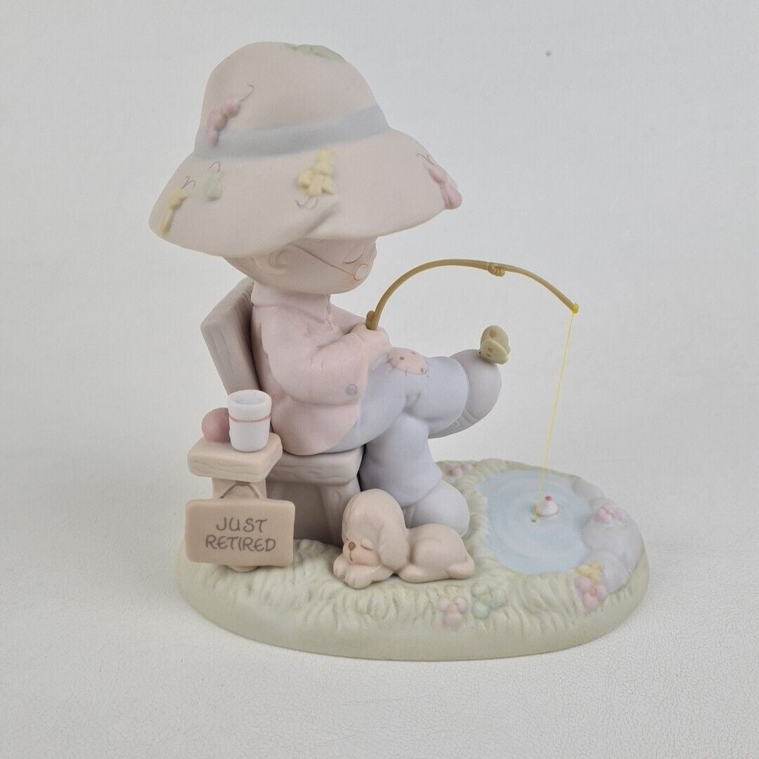 Precious Moments 522864 Just A Line To Say Youre Special Fishingman Figurine