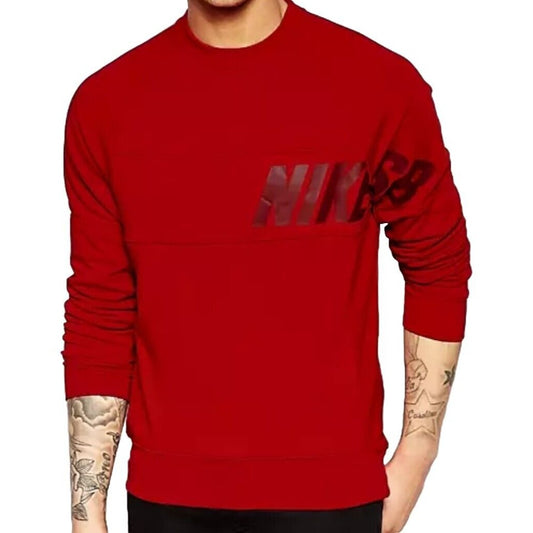 Nike Dri-Fit Skateboarding  Men's Sweatshirt Pullover 728067 687 Red Size L