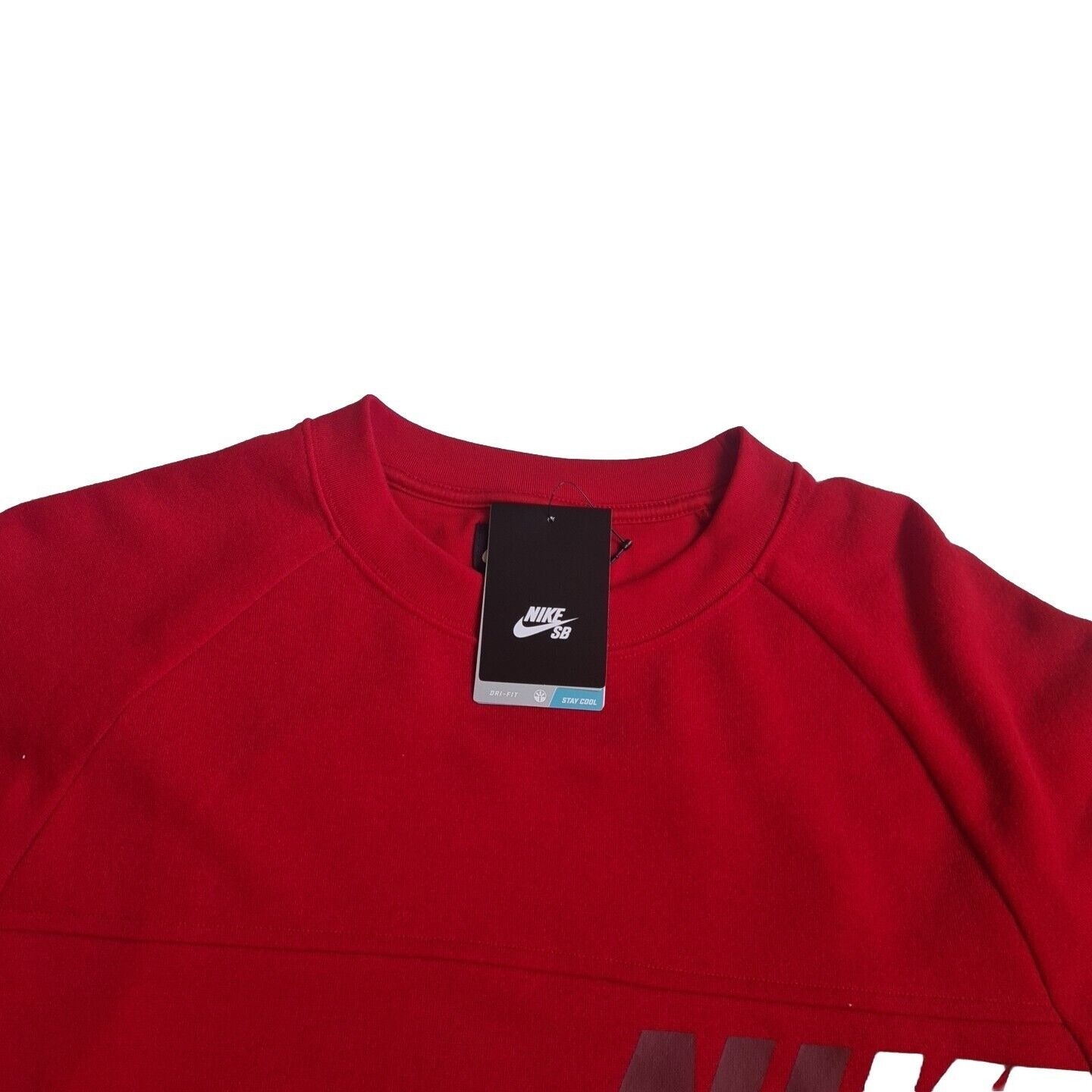 Nike Dri-Fit Skateboarding  Men's Sweatshirt Pullover 728067 687 Red Size L