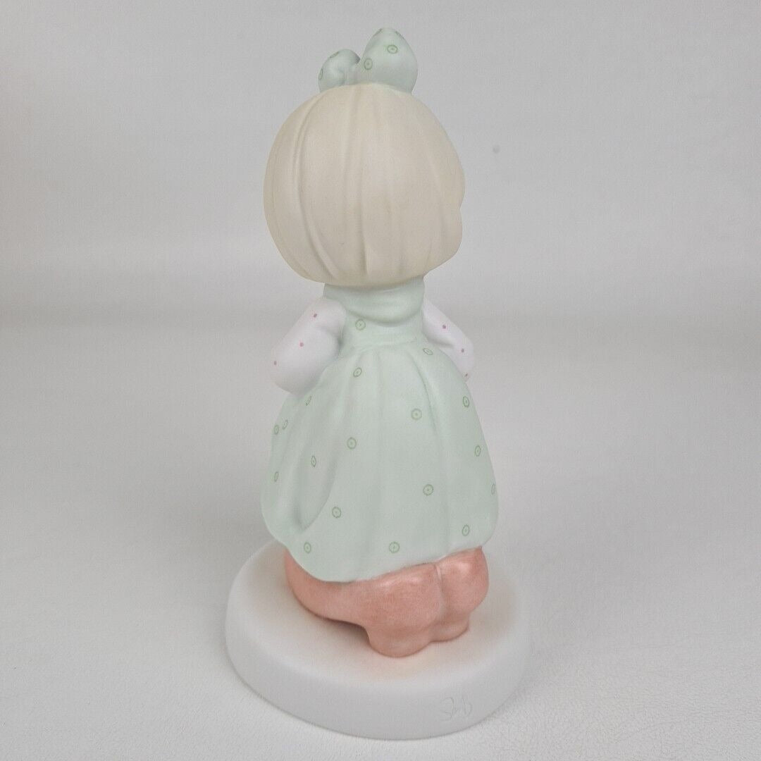 Precious Moments 531634 Who's Gonna Fill Your Shoes Porcelain Figurine Vntg