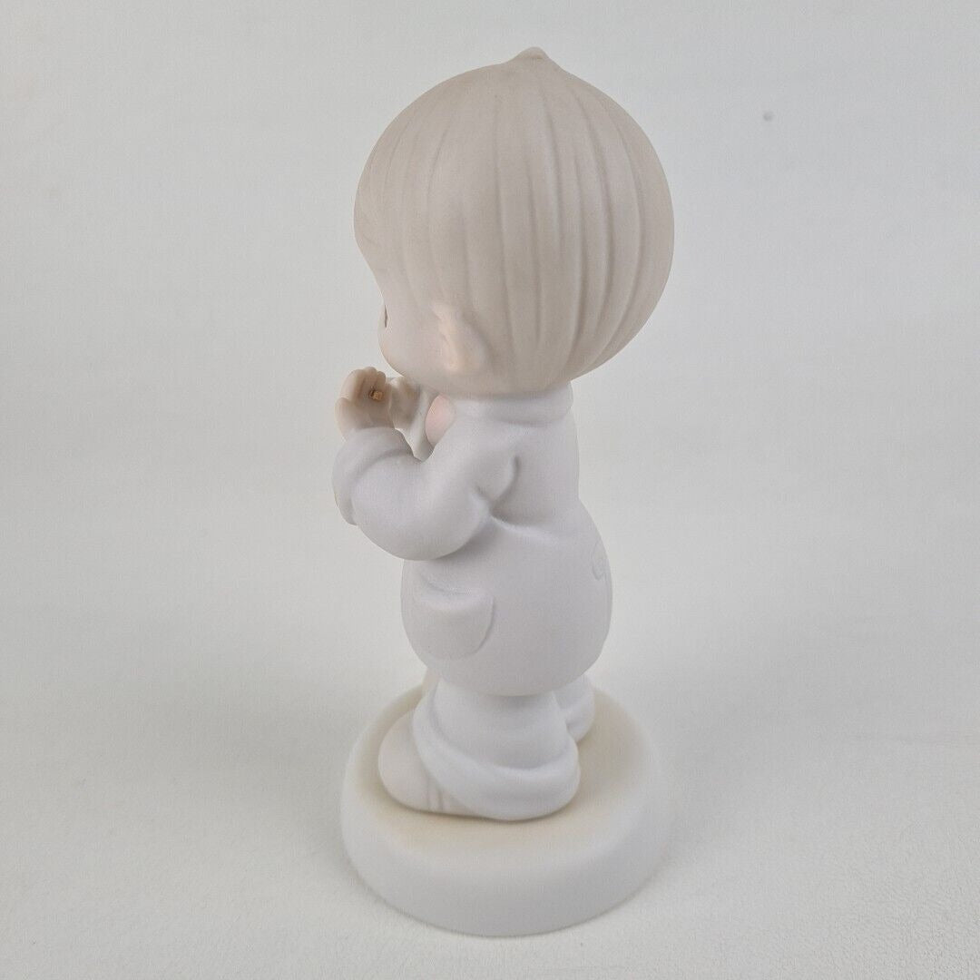 Precious Moments 531006 I Still Do Wedding Porcelain Boy Figurine Vintage