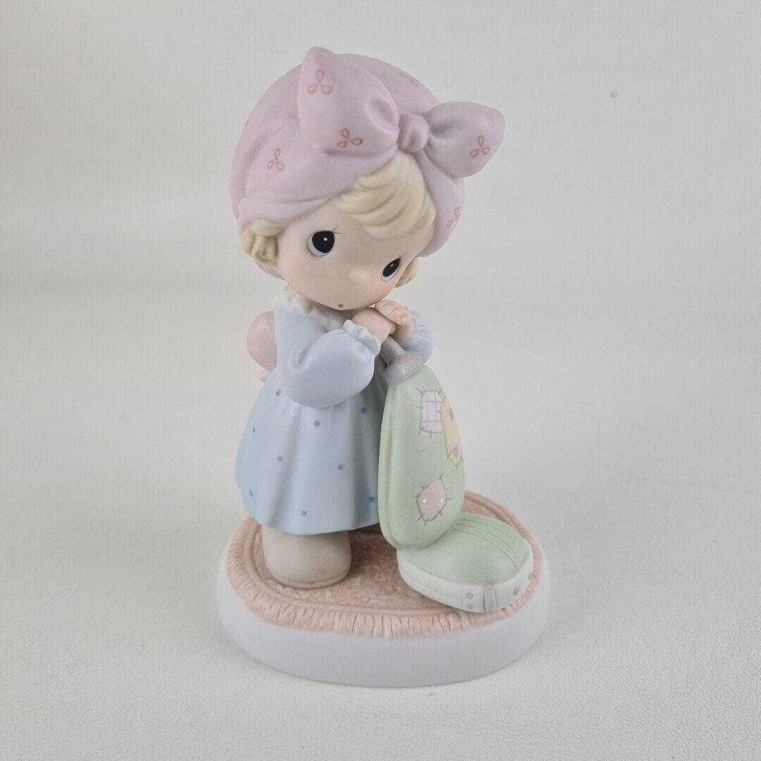 Precious Moments 587907 My Life Is A Vacuum Without You Porcelain Figurine