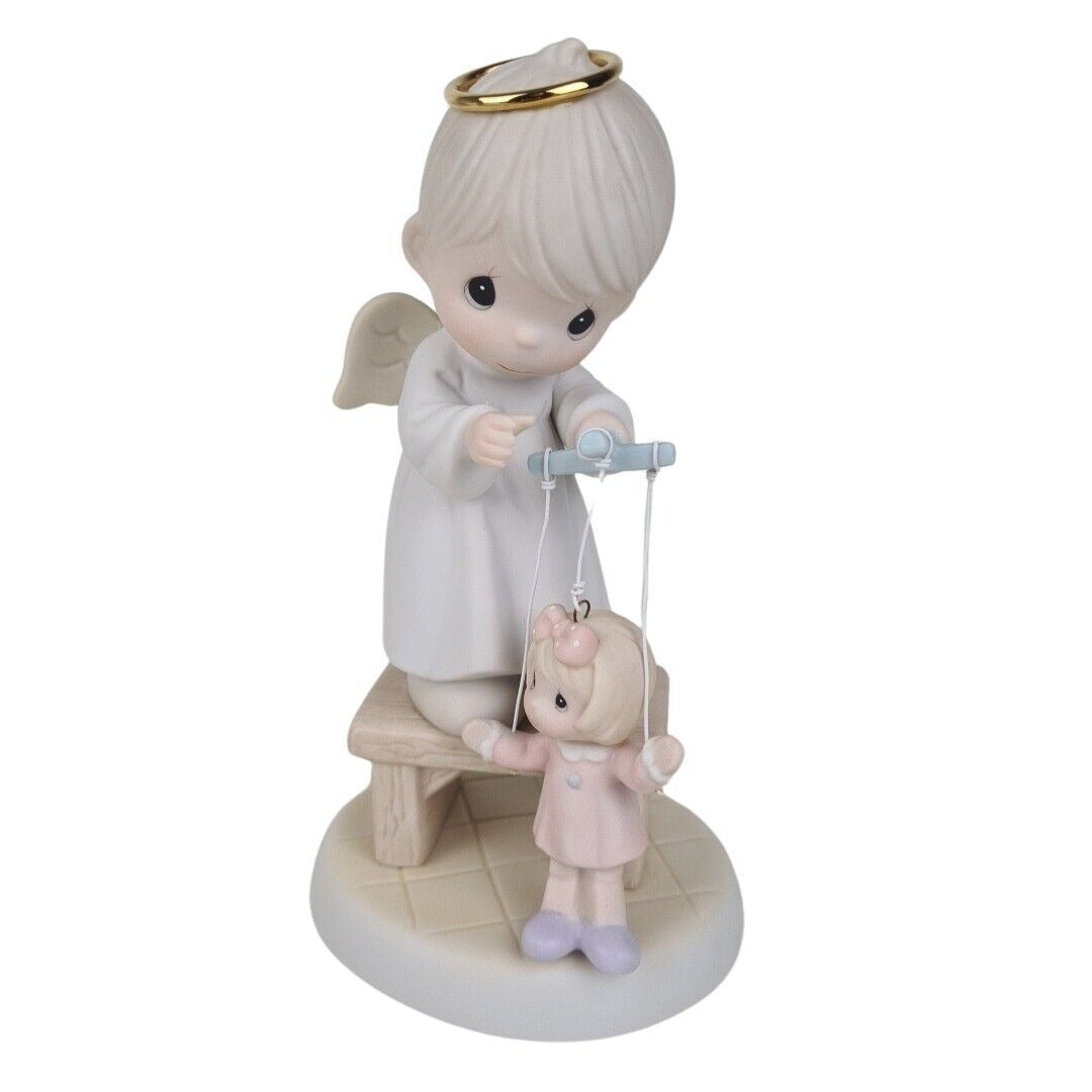 Precious Moments 325325 THE GOOD LORD WILL ALWAYS UPHOLD US Porcelain Figure