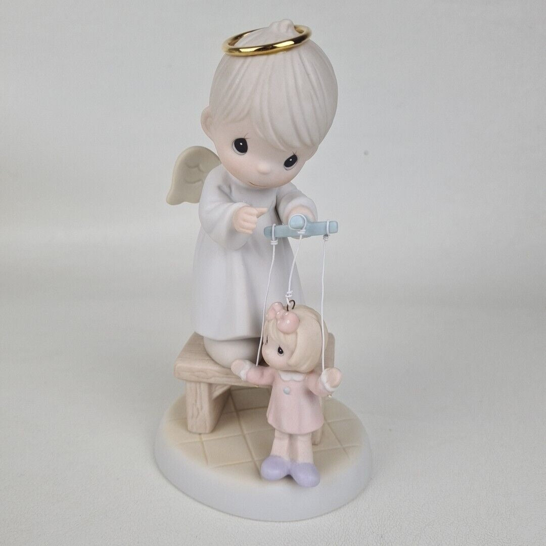 Precious Moments 325325 THE GOOD LORD WILL ALWAYS UPHOLD US Porcelain Figure