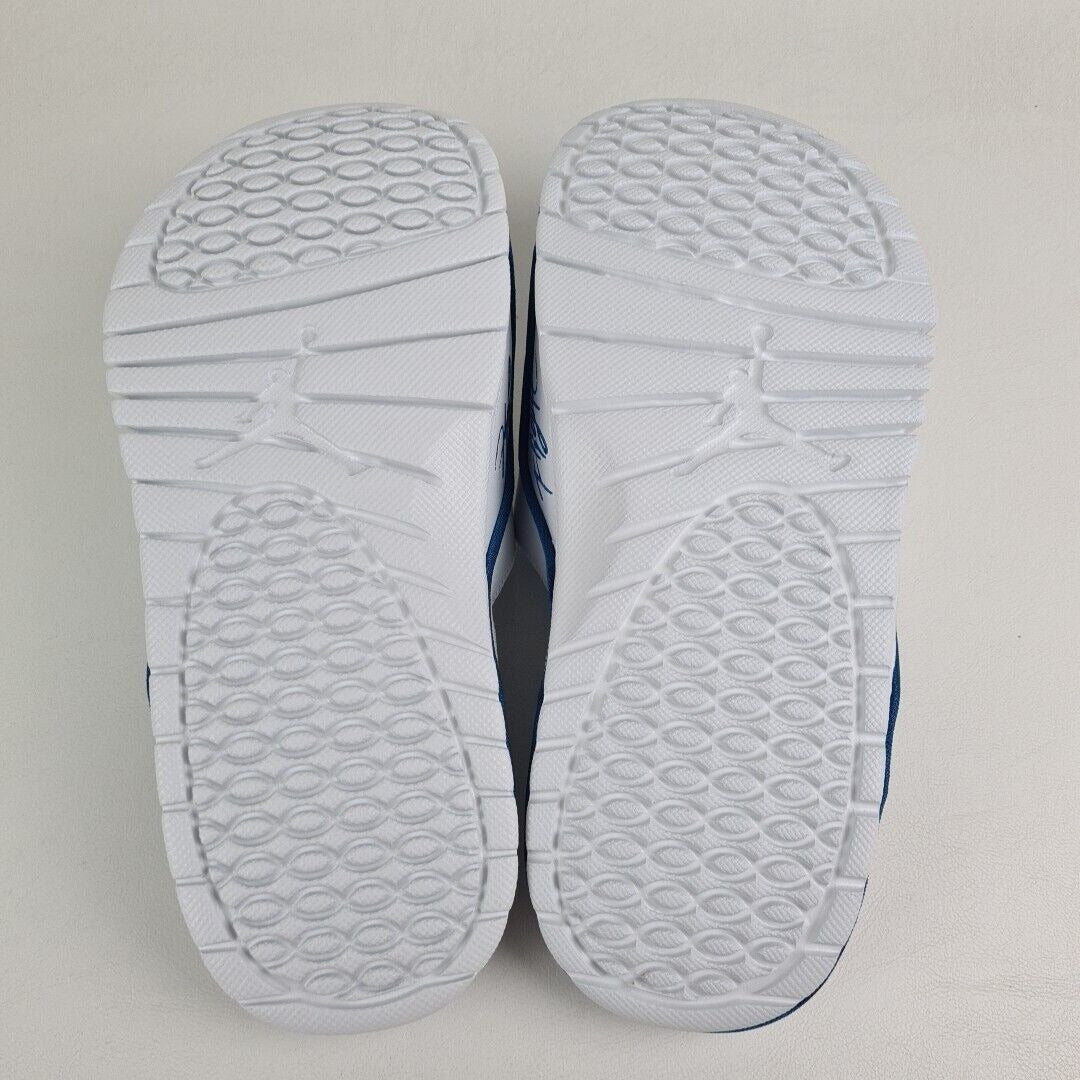 Nike Jordan HYDRO IV Retro 4 White Blue 532225 141 Slides Sandal Men Size 14