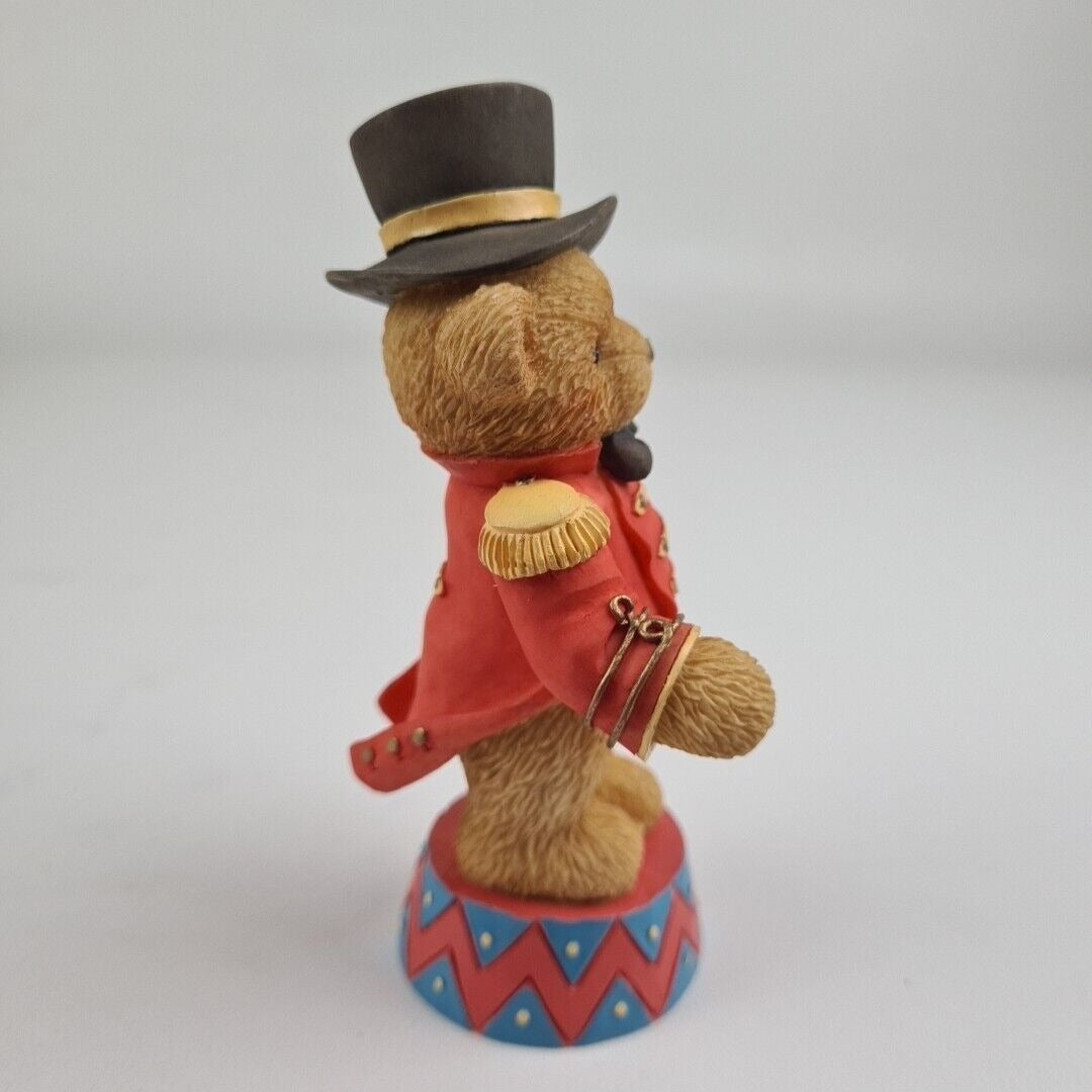 Cherished Teddies 103713 Bruno "Step Right Up And Smile" 1995 Vintage Figure