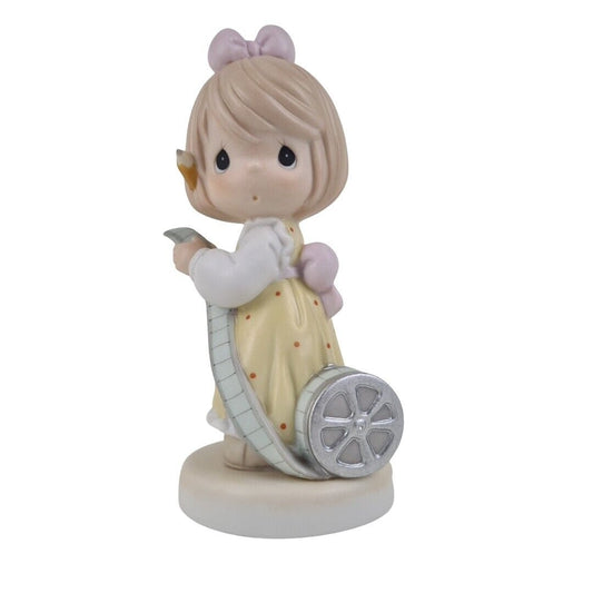 Precious Moments 490327 You Oughta Be In Pictures Girl Porcelain Figurine