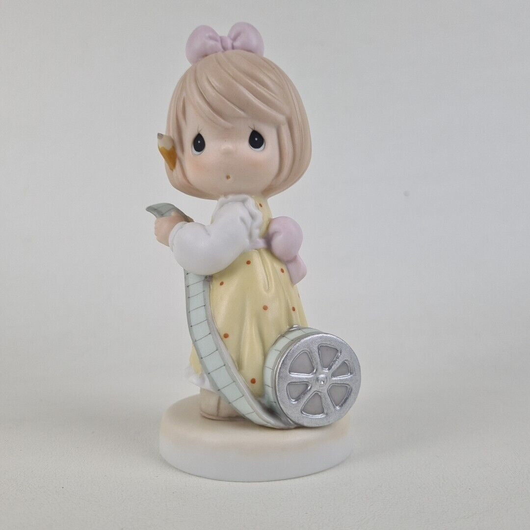 Precious Moments 490327 You Oughta Be In Pictures Girl Porcelain Figurine