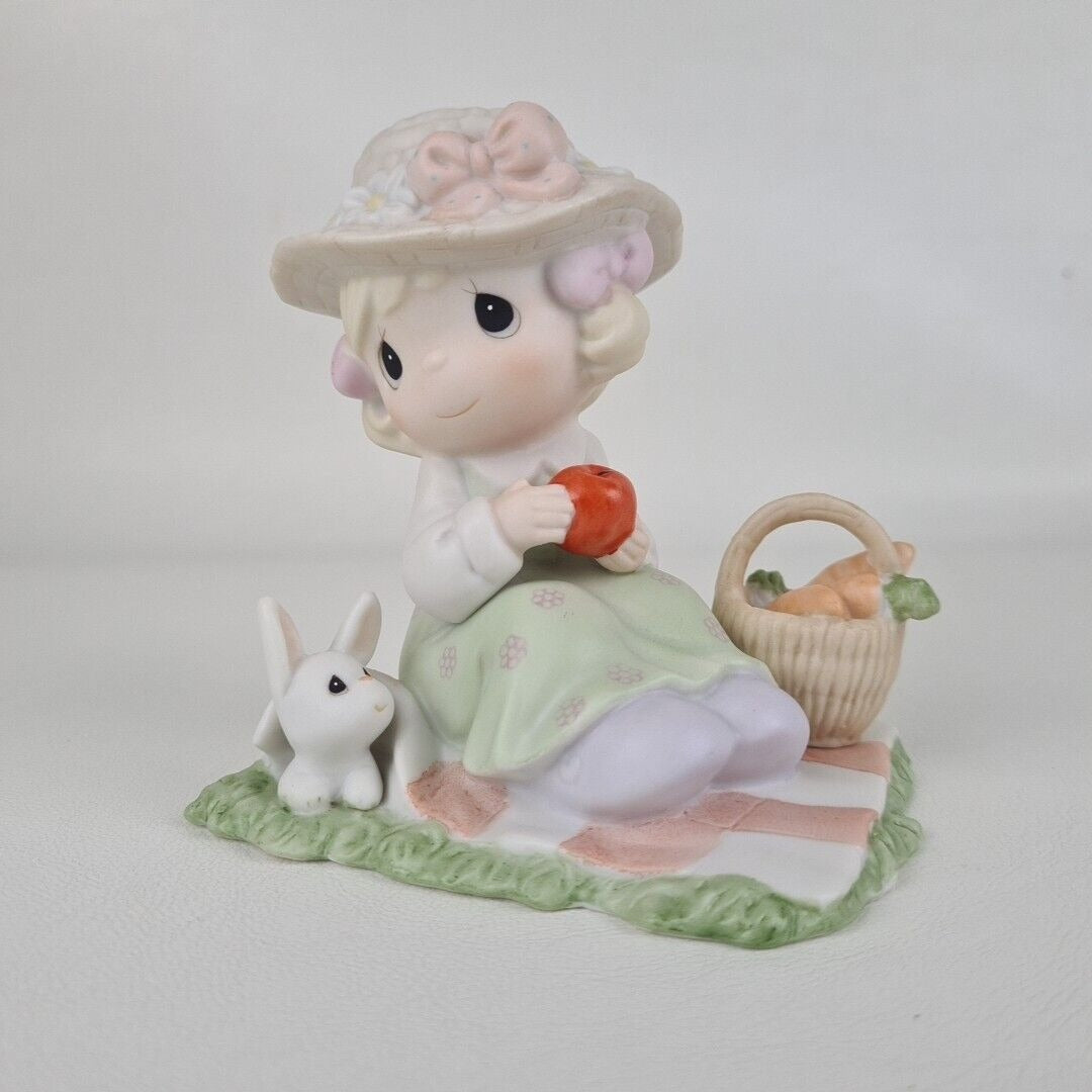 Precious Moments 261351 We're So Hoppy You're Here Porcelain Easter Figurine