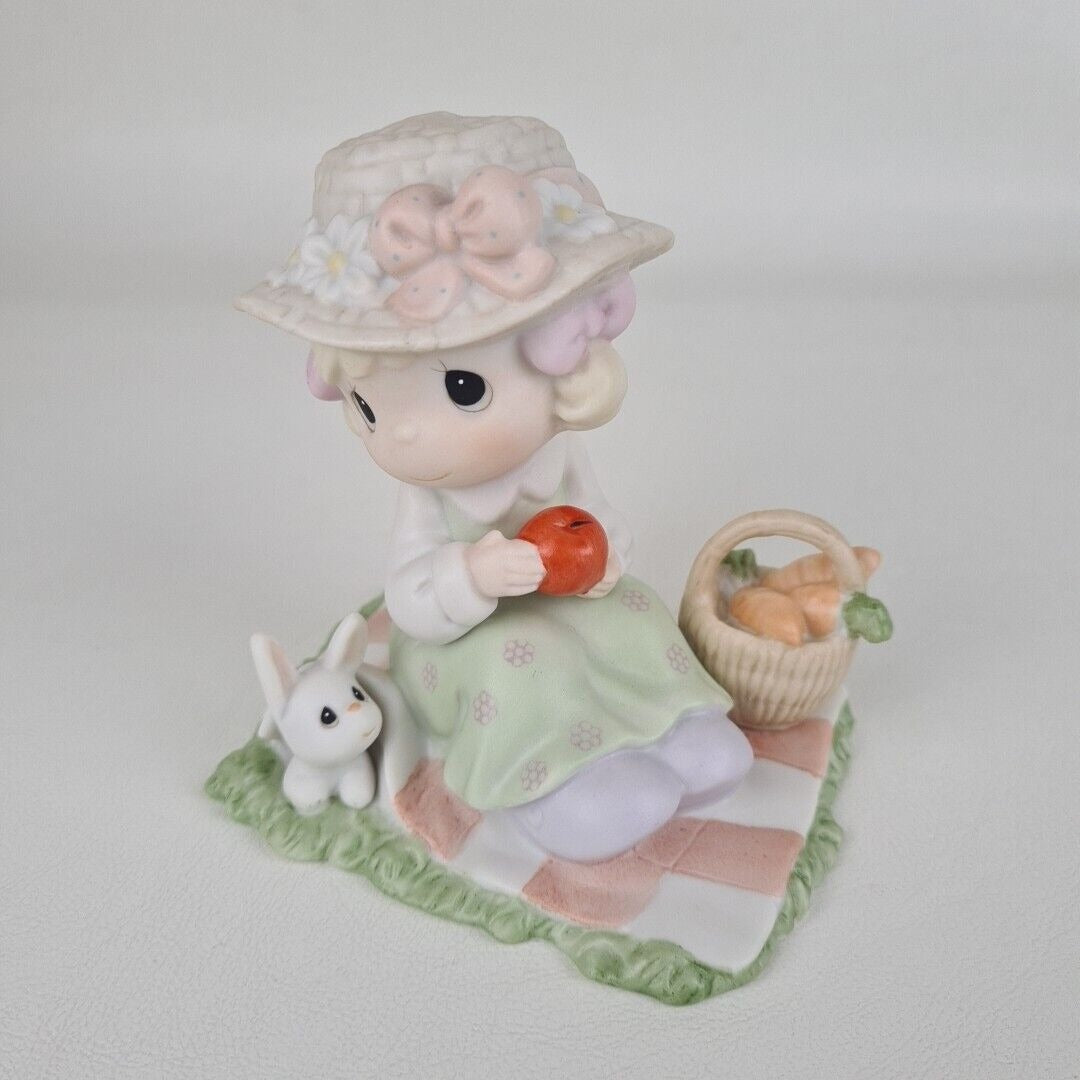 Precious Moments 261351 We're So Hoppy You're Here Porcelain Easter Figurine