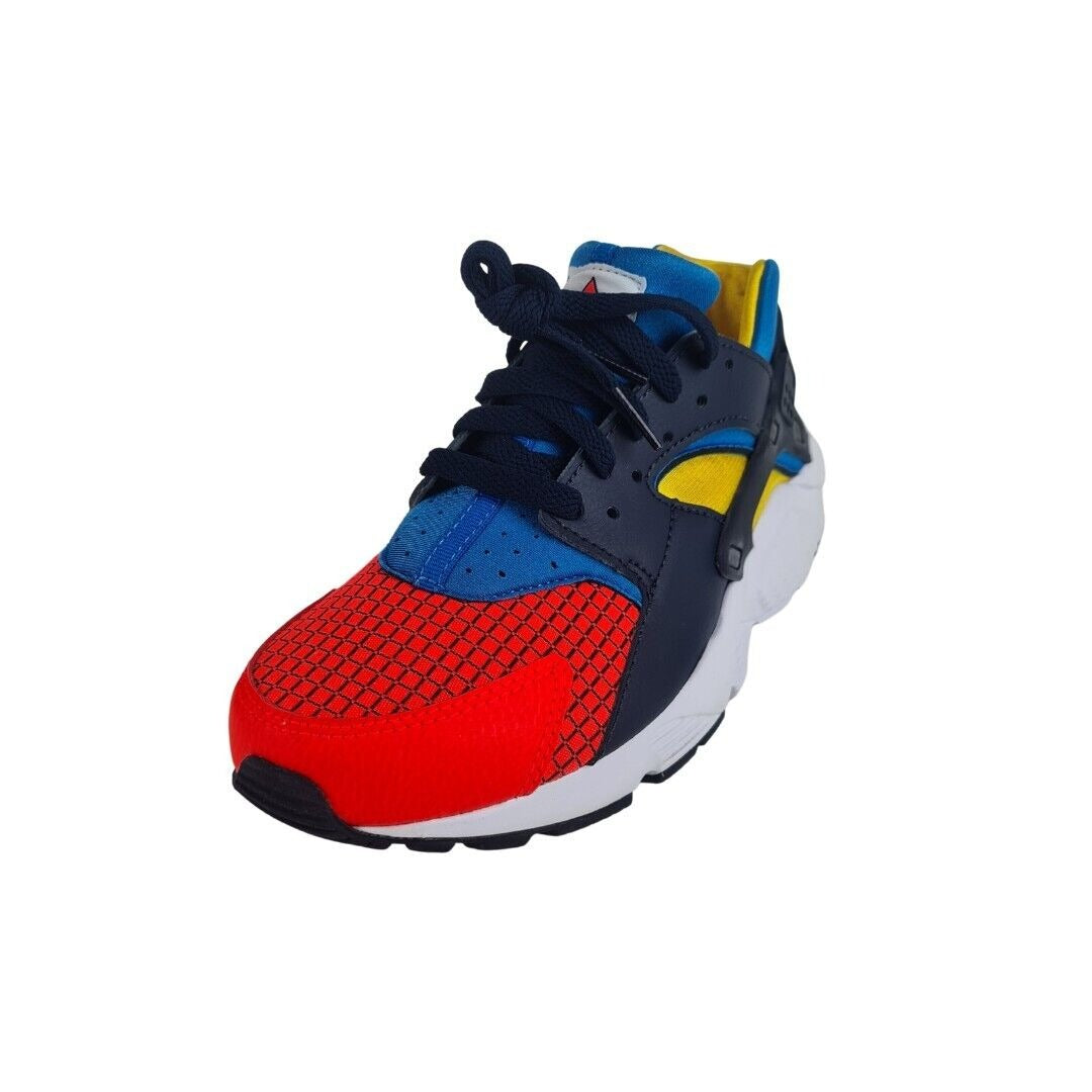 Nike Huarache Run Now GS BQ7096 600 Red Blue Sneakers Sport Size 7 Y = 8.5 Women