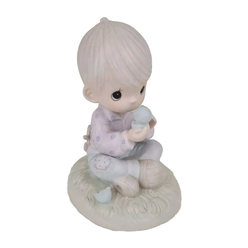 Enesco Precious Moments E7156R "I Believe In Miracles" Figurine Vintage