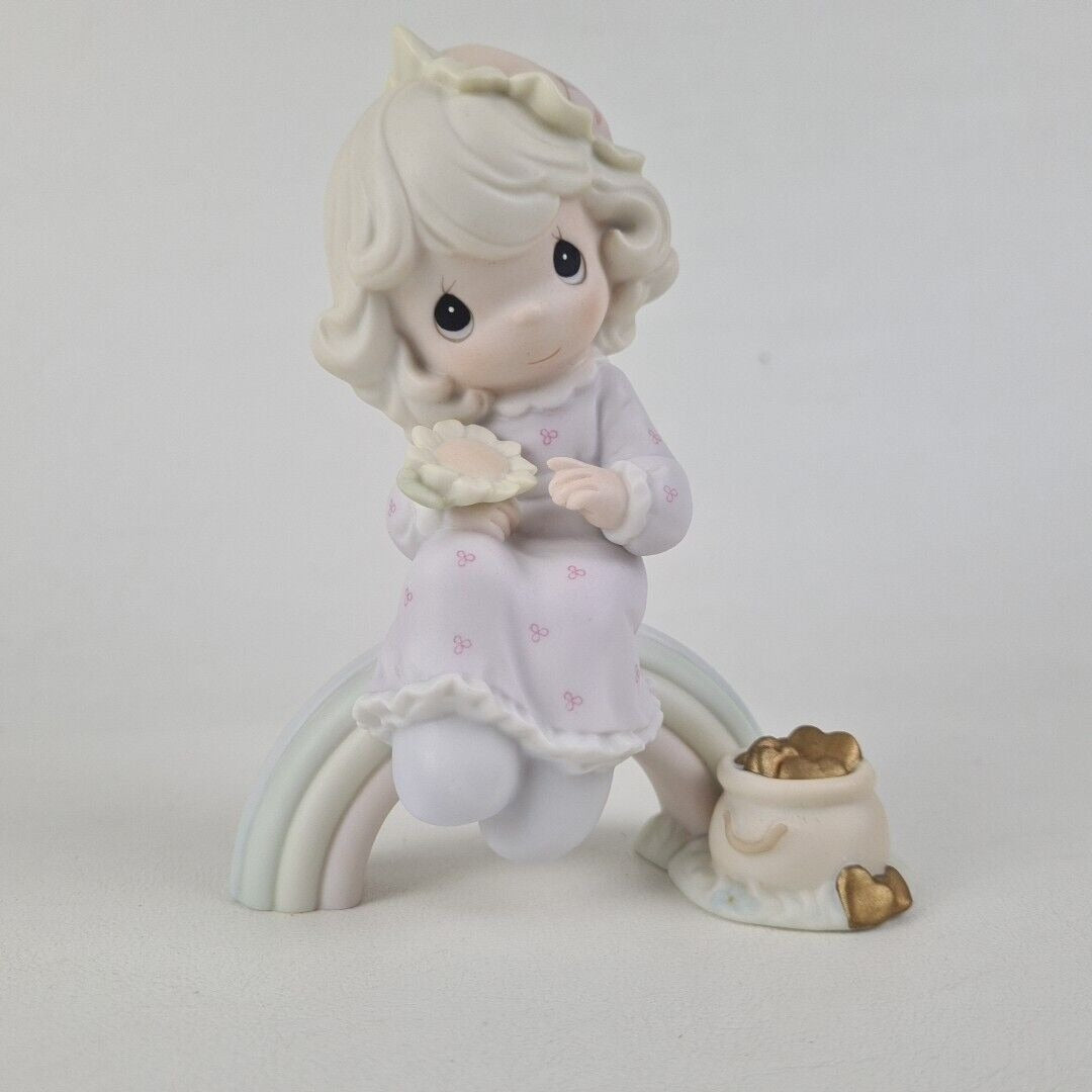 Precious Moments 128309 Dreams Really Do Come True Trumpet Porcelain Figurine