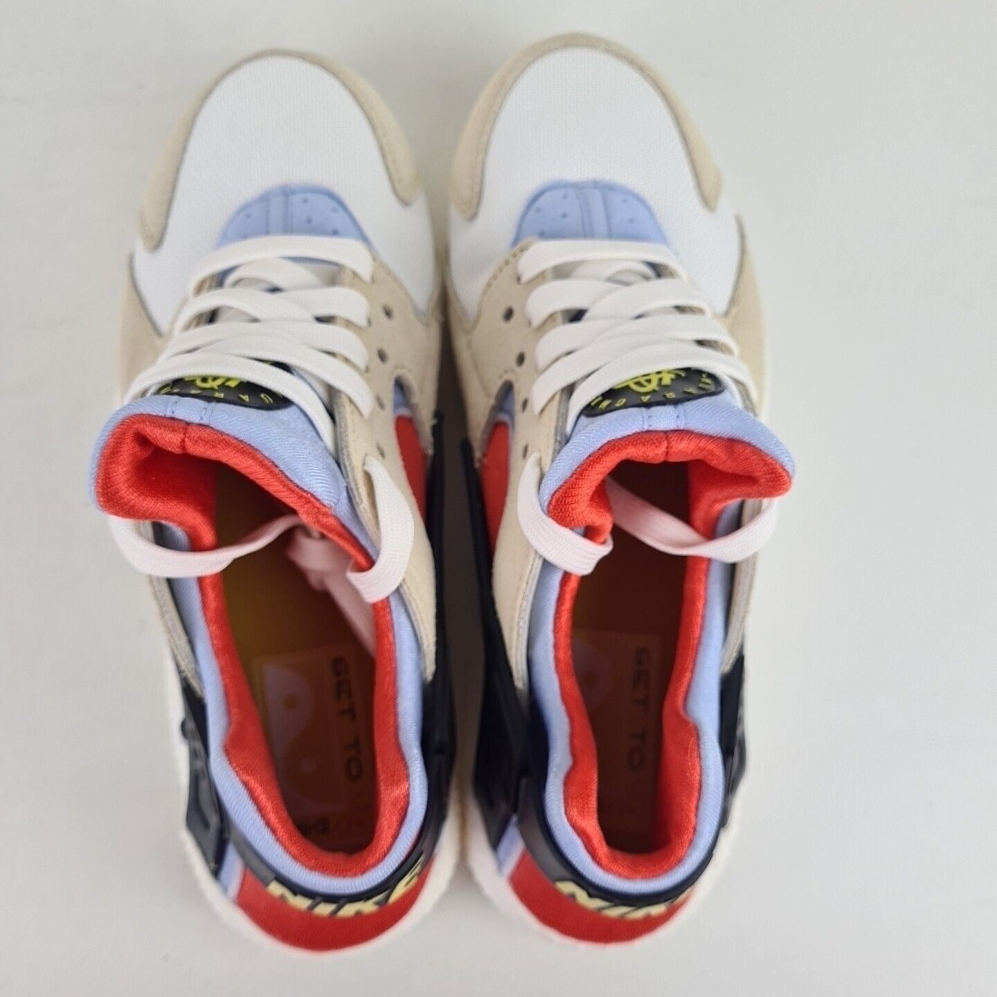 Nike Huarache Run GS DV2196 700 Multicolor Kids Running Shoes Size 4.5 Y = 6 Wmn