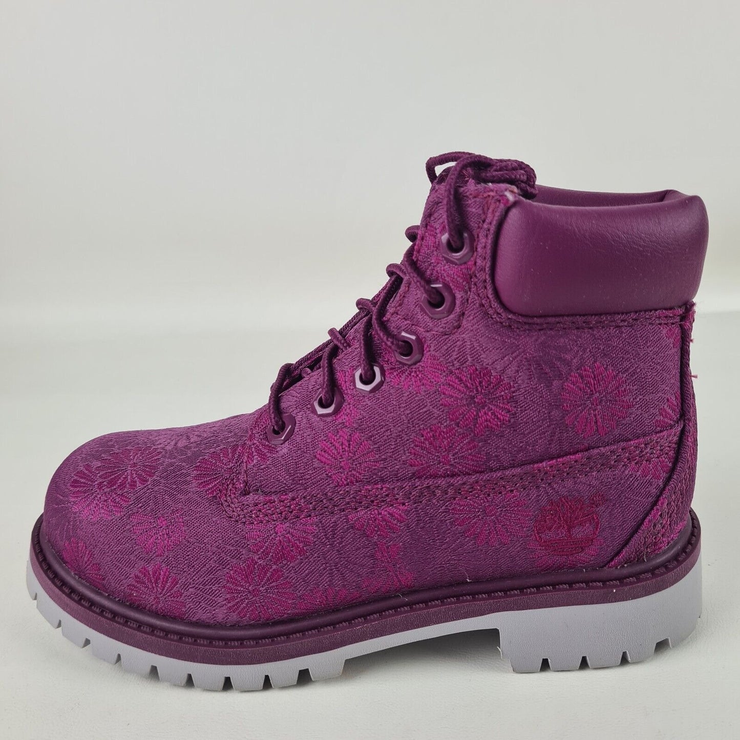 Timberland 6 IN Classic Boots Waterproof TB0A197D Magenta Floral Size 2.5