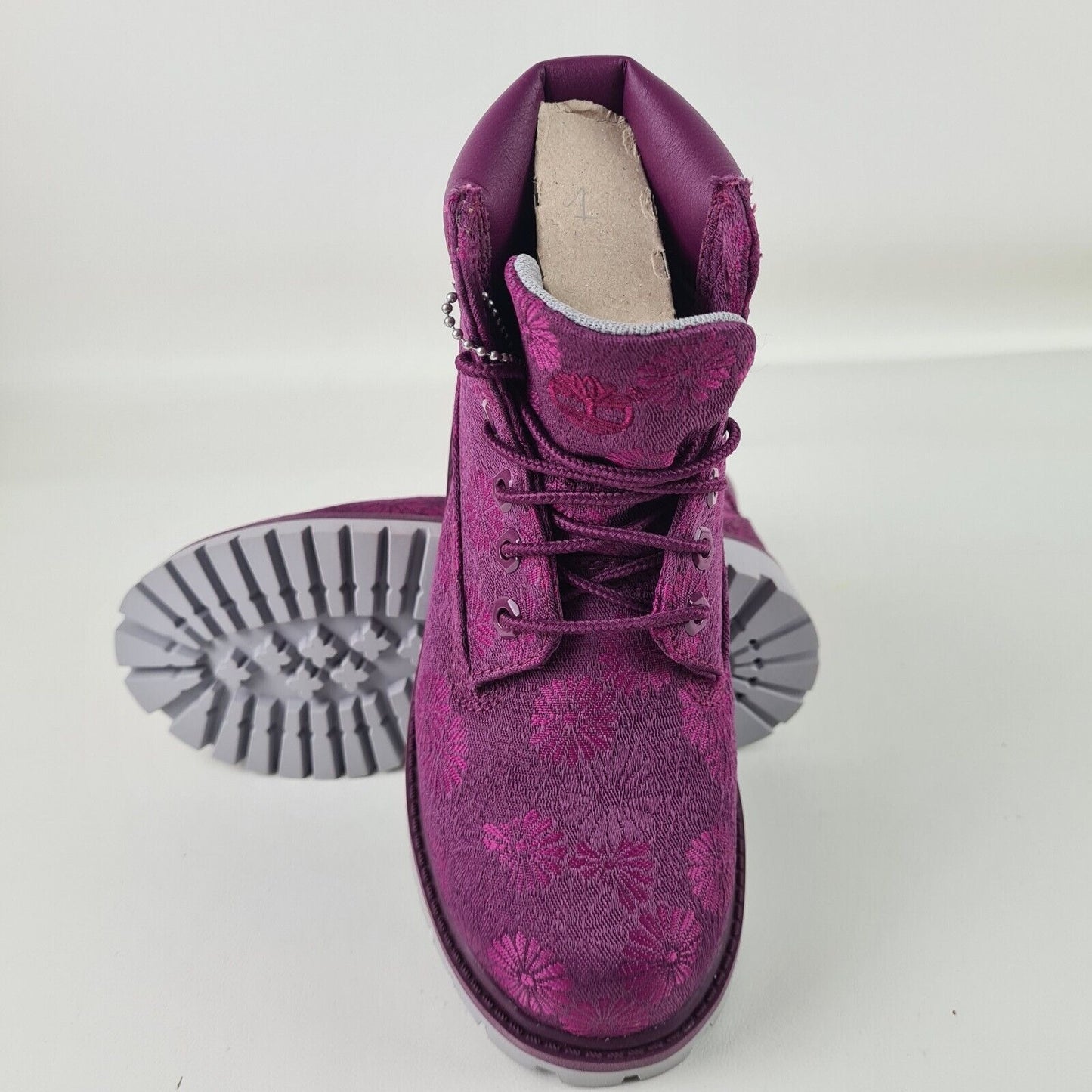 Timberland 6 IN Classic Boots Waterproof TB0A197D Magenta Floral Size 2.5