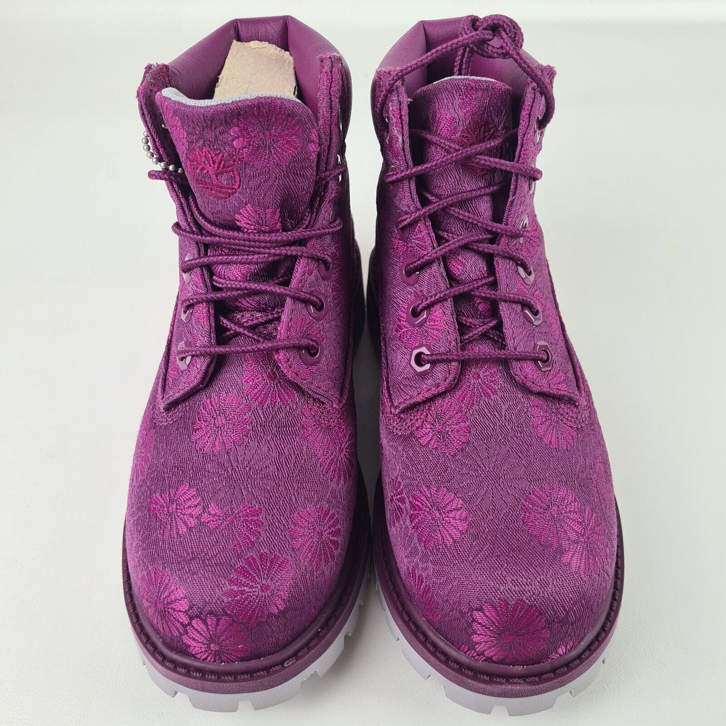 Timberland 6 IN Classic Boots Waterproof TB0A197D Magenta Floral Size 2.5