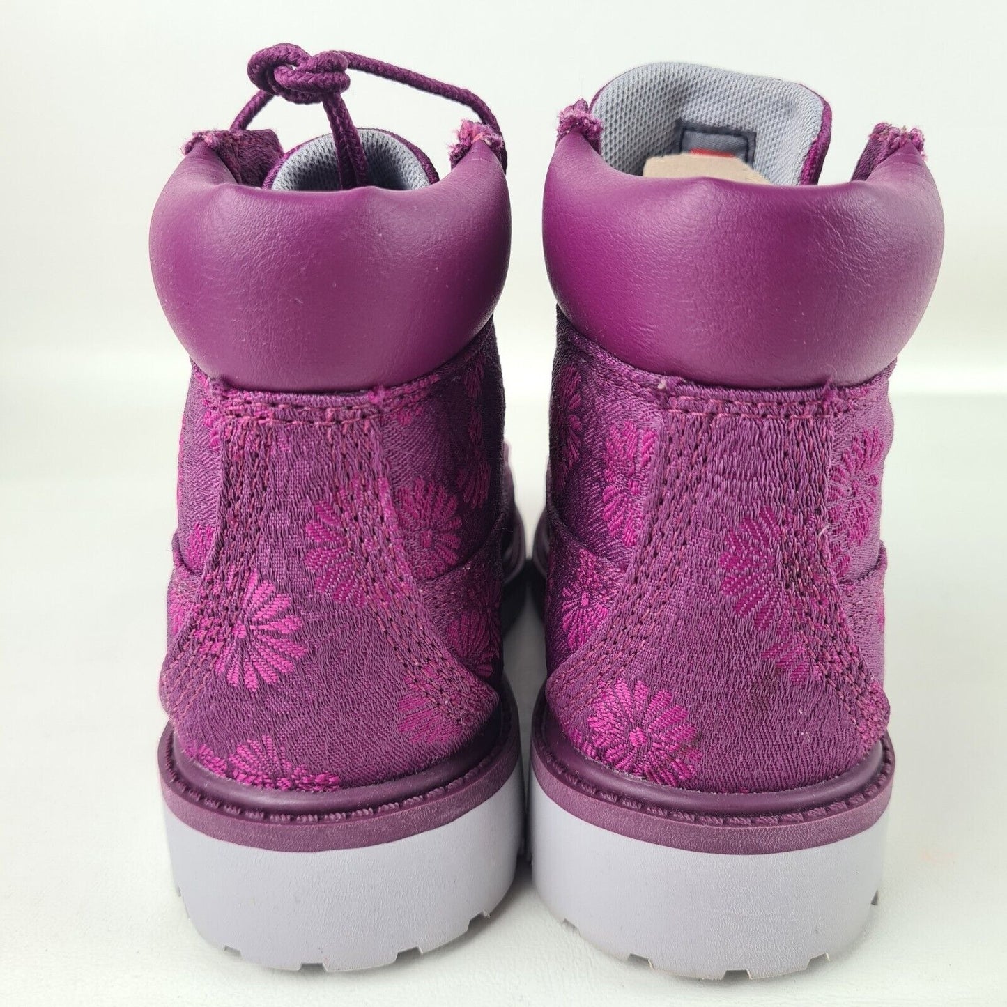 Timberland 6 IN Classic Boots Waterproof TB0A197D Magenta Floral Size 2.5