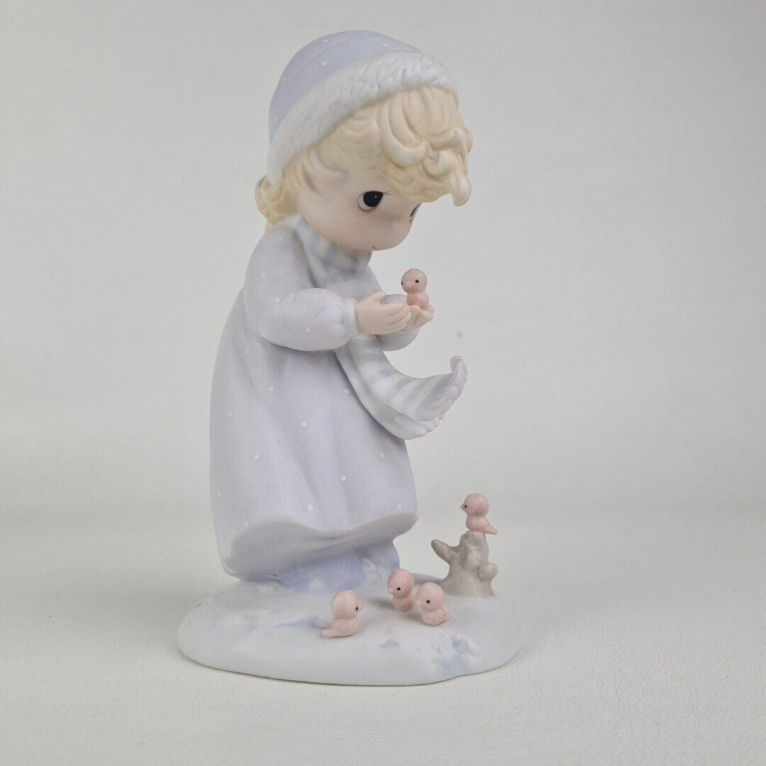 Precious Moments 12092 Winter's Song Four Seasons Limited Edition Figurine