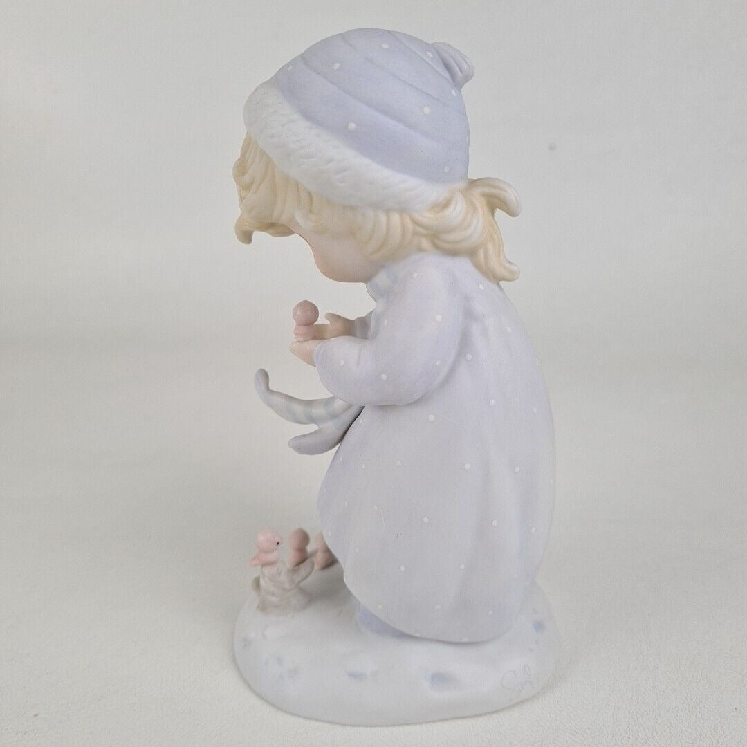 Precious Moments 12092 Winter's Song Four Seasons Limited Edition Figurine