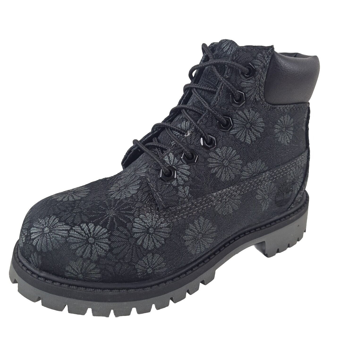 Timberland 6 IN Classic Boots TB0A177P Black Floral Outdoors Size 1 Youth