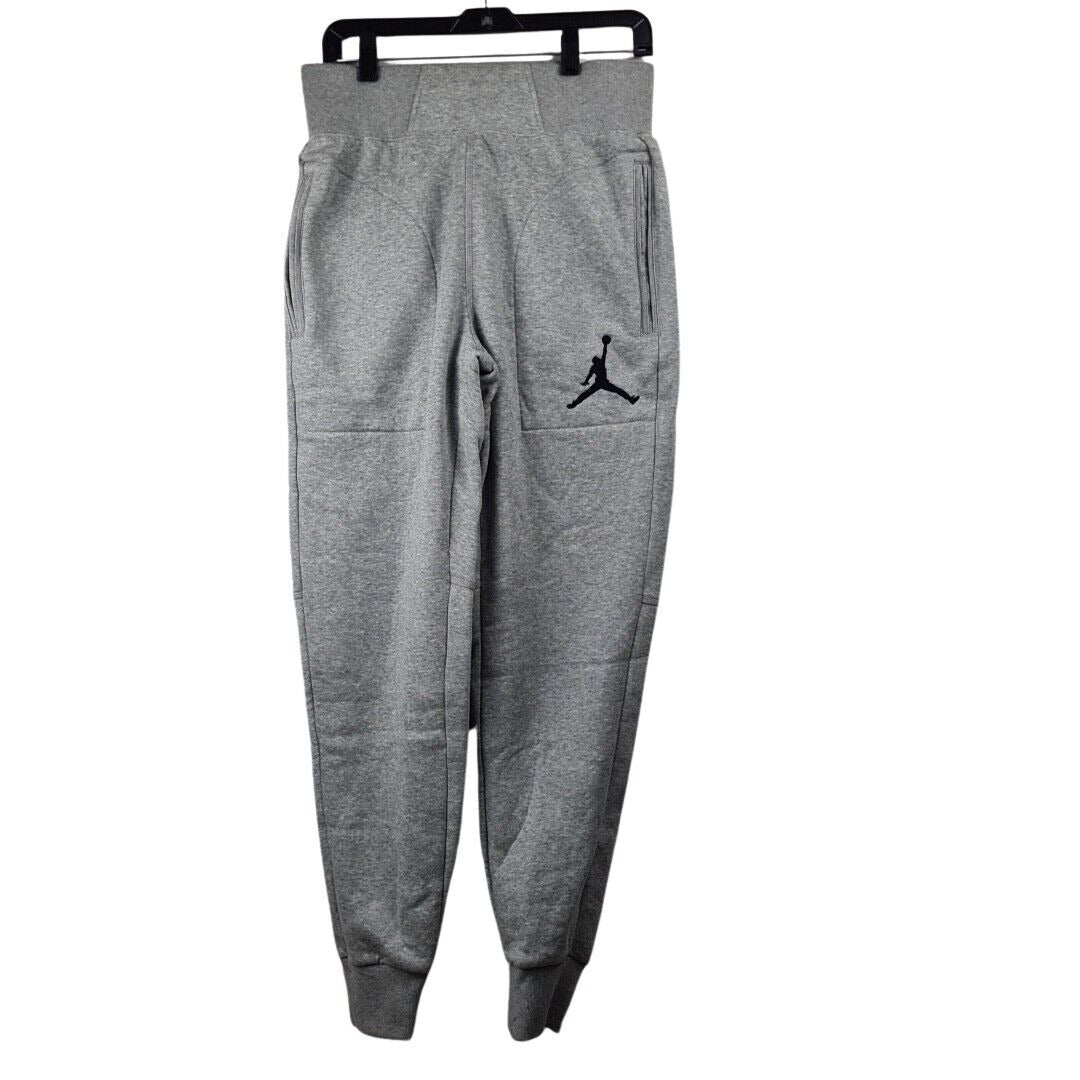 Nike Air Jordan Warm Casual Fleece Pants Men Grey 689016 063 Athletic Size M