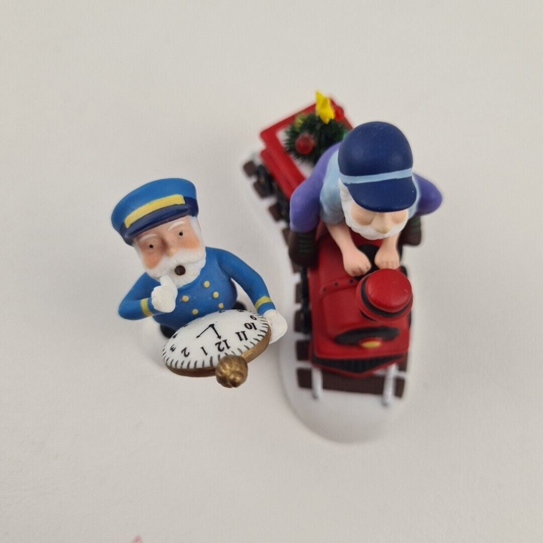 Department 56 "All Aboard!" Set Of 2 Vintage North Pole Accessory 56803