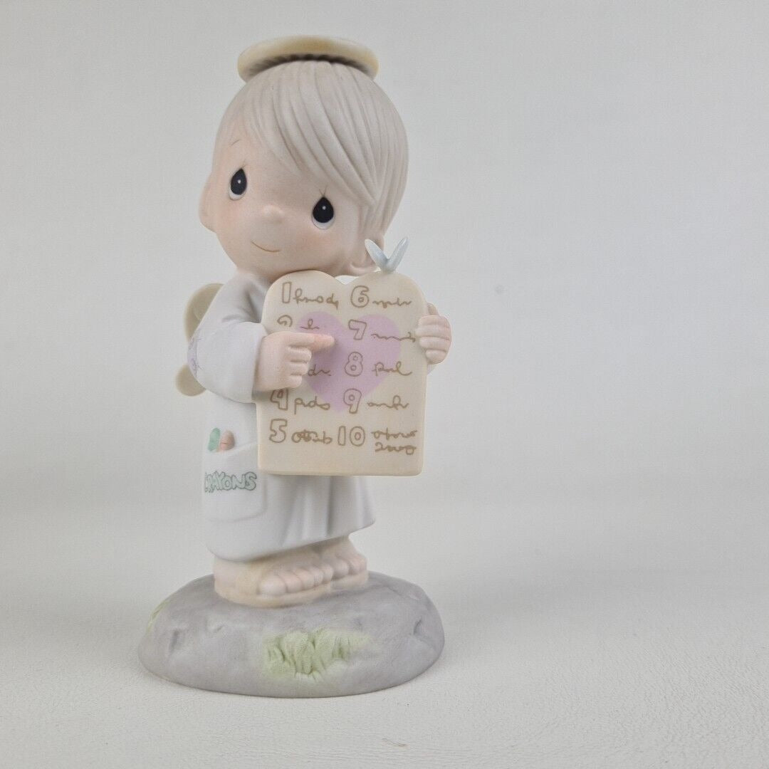 Precious Moments 521868 The Greatest Of These Is Love Porcelain Figurine Vintage