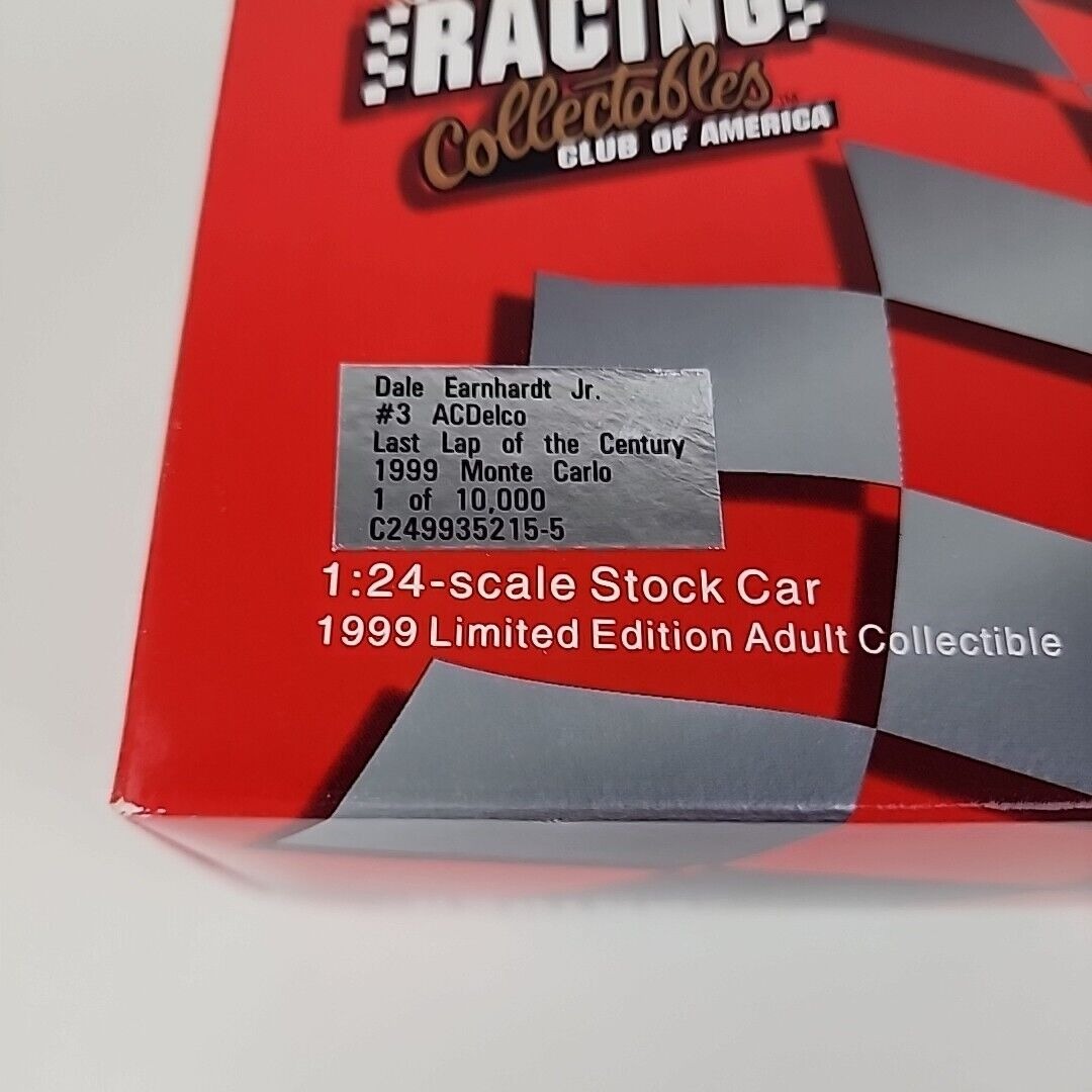 Dale Earnhardt Jr. #3 AC Delco Last Lap Of the Century 1999 1/24 Diecast Car