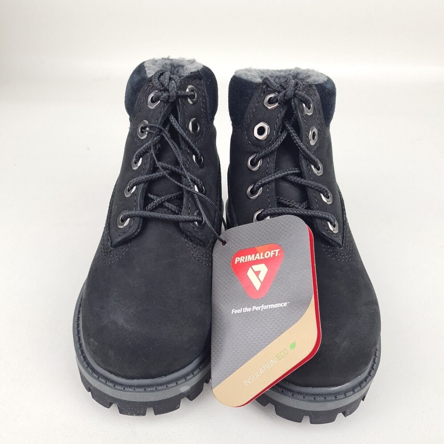 Timberland 6 In Premium Boot Nubuck Black TODDLER Waterproof Outdoors Size 6