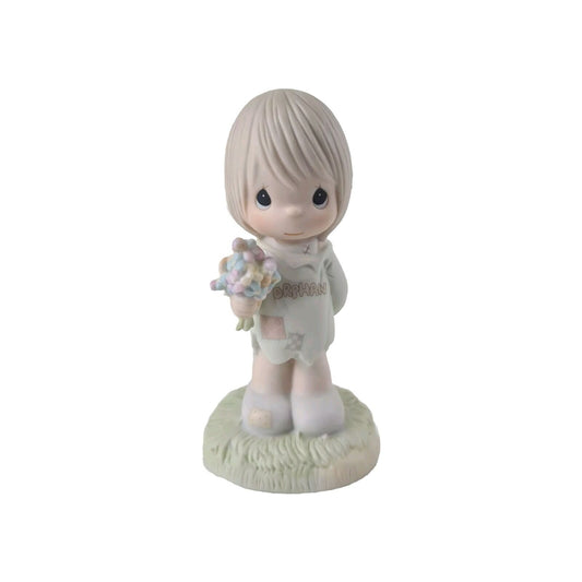 Precious Moments Enesco 520853 "I Belong To The Lord" Porcelain 1988 Figurine