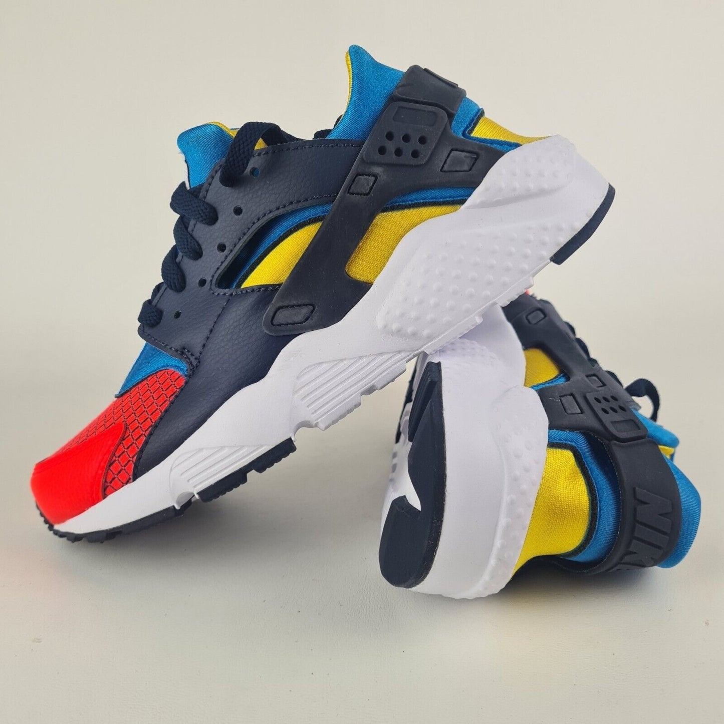 Nike Huarache Run Now PS Bright Crimson Running KIDS Shoes BQ7096 600 Size 6.5 Y