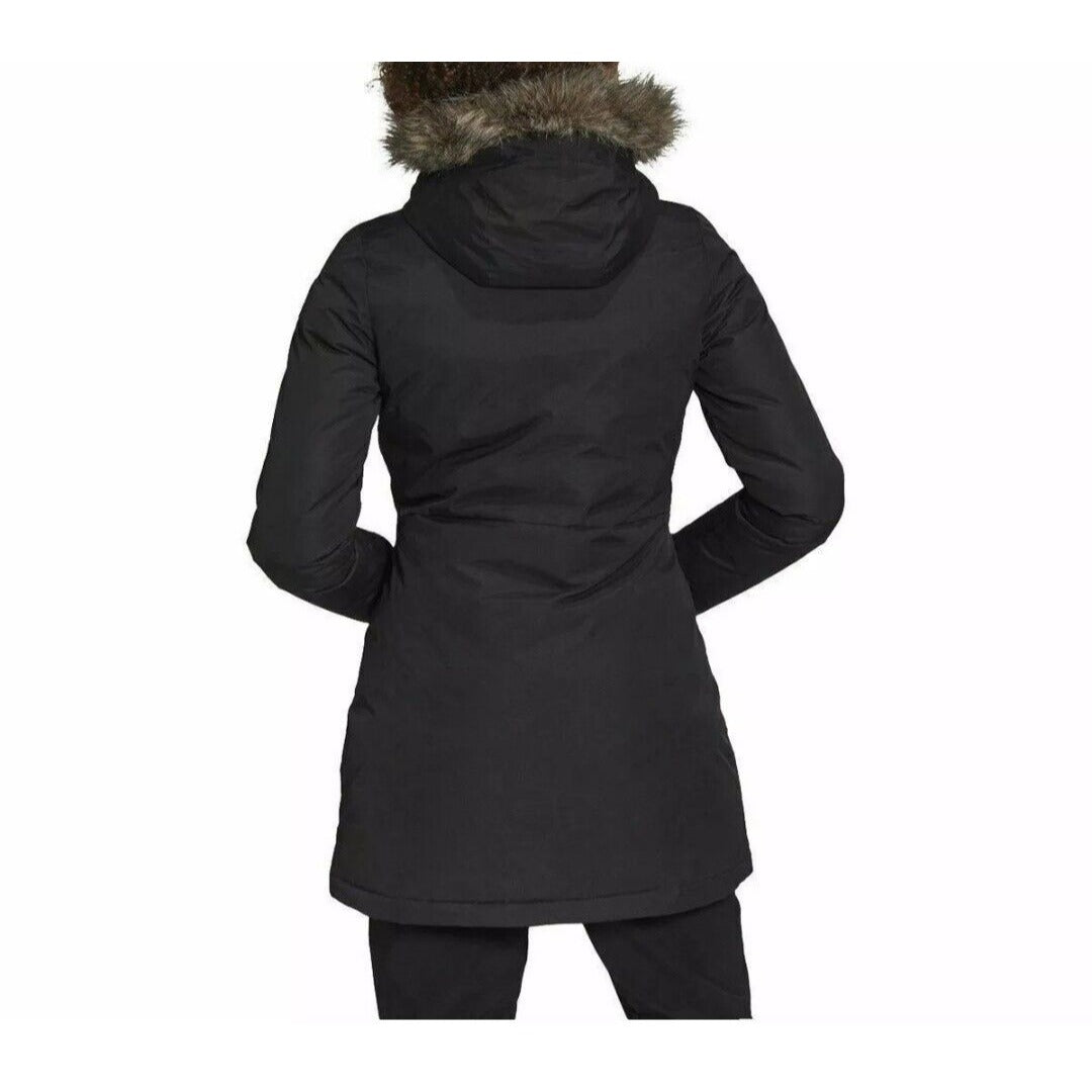 Adidas Women XPLORIC Parka Black Winter Warm Jacket Hooded Outdoor Size S