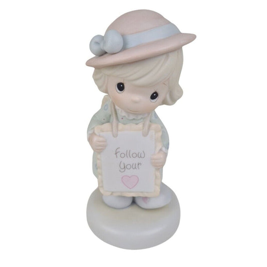 🚨 Precious Moments 528080 Follow Your Heart 1995 Event Porcelain Figurine Vintage