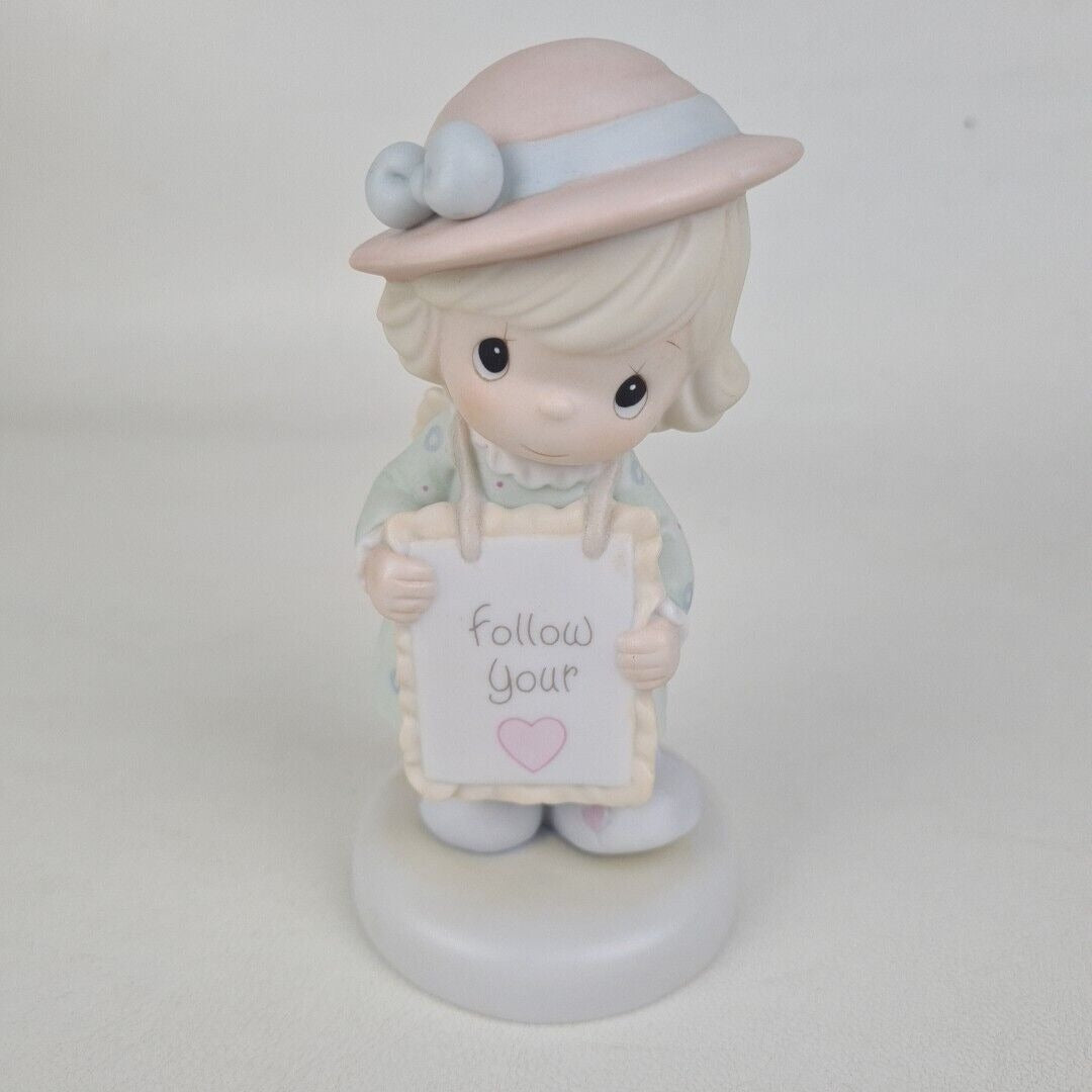 🚨 Precious Moments 528080 Follow Your Heart 1995 Event Porcelain Figurine Vintage