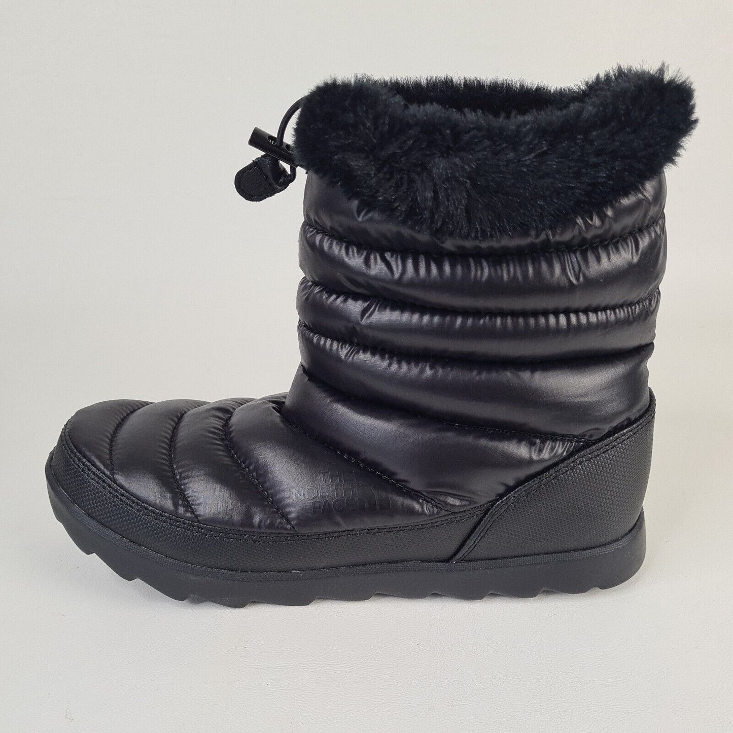 The North Face Women Bootie Fur Thermal Micro FL C315ZT1 Waterproof Black Size 7