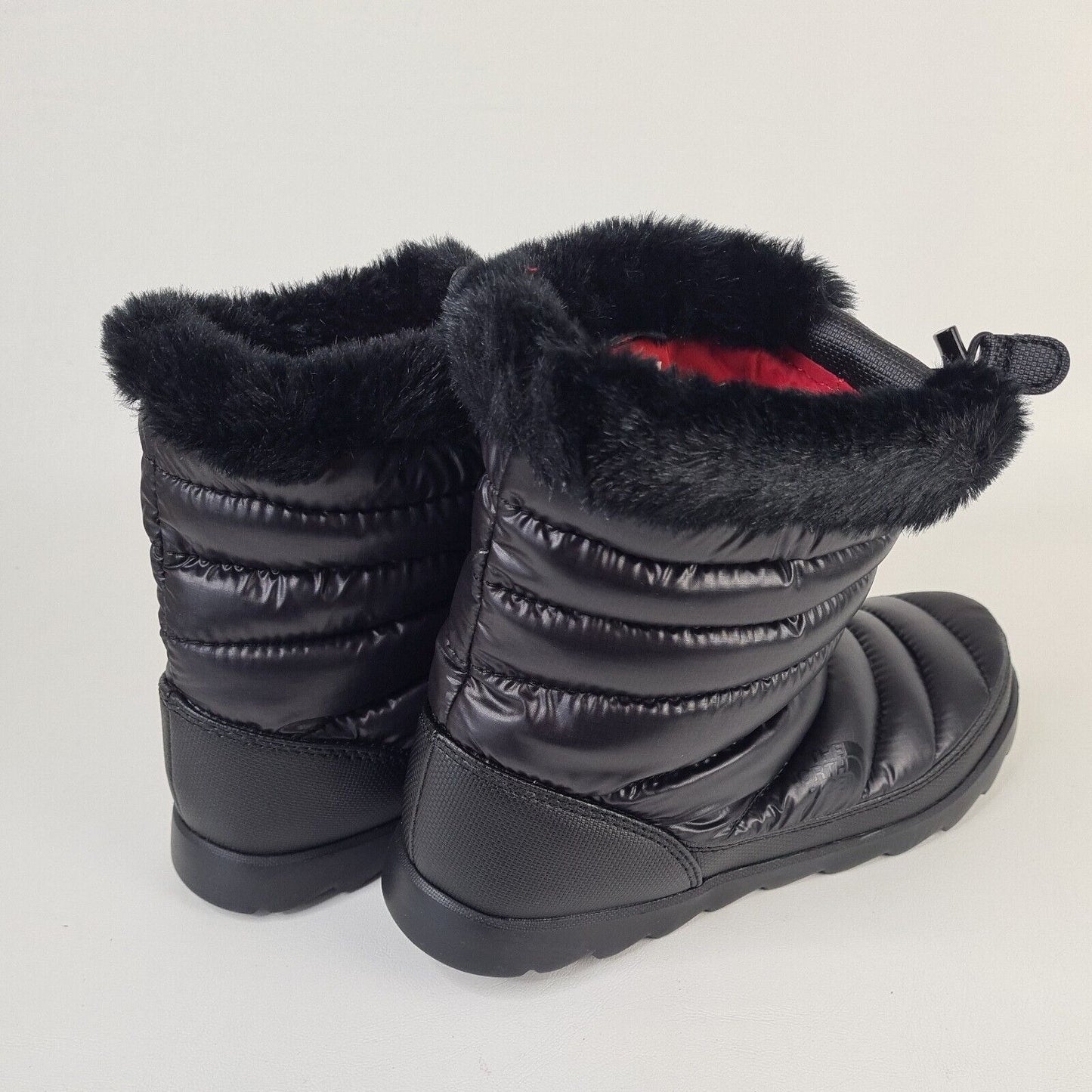 The North Face Women Bootie Fur Thermal Micro FL C315ZT1 Waterproof Black Size 7