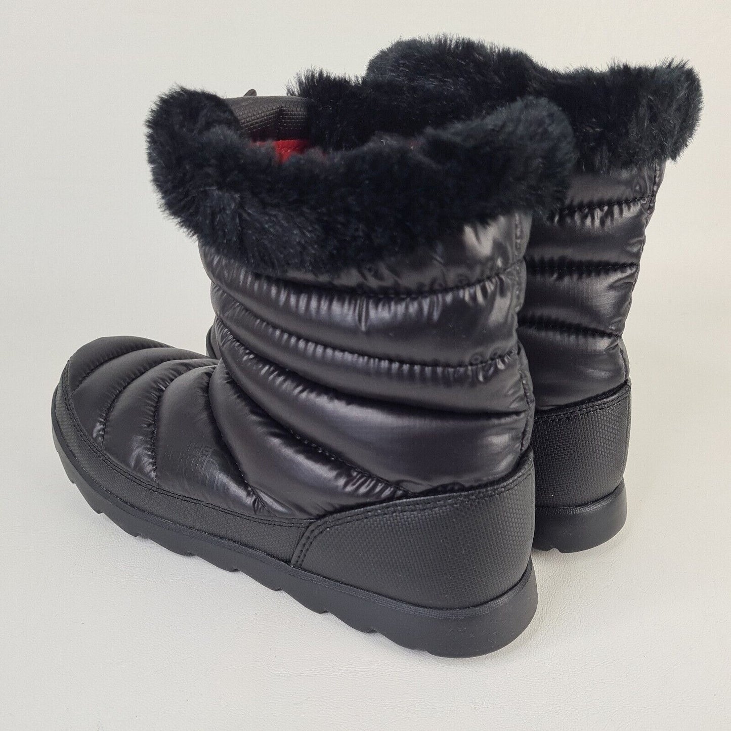 The North Face Women Bootie Fur Thermal Micro FL C315ZT1 Waterproof Black Size 7