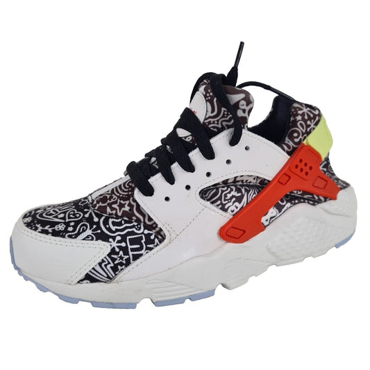 Nike Huarache Run SE GS DV2243 100 White Kids Running Shoes  SZ 5 Y = 6.5 Wmn