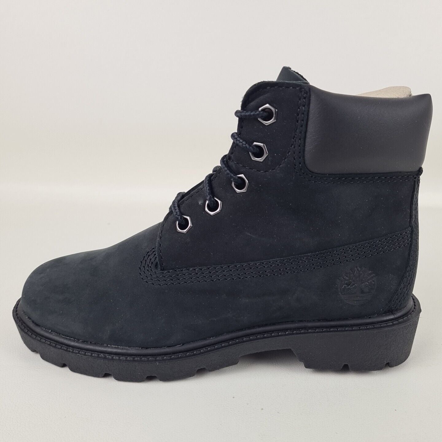 Timberland 6 In Classic Waterproof Boots 010710 001 Black Little Kids SZ 3 Y