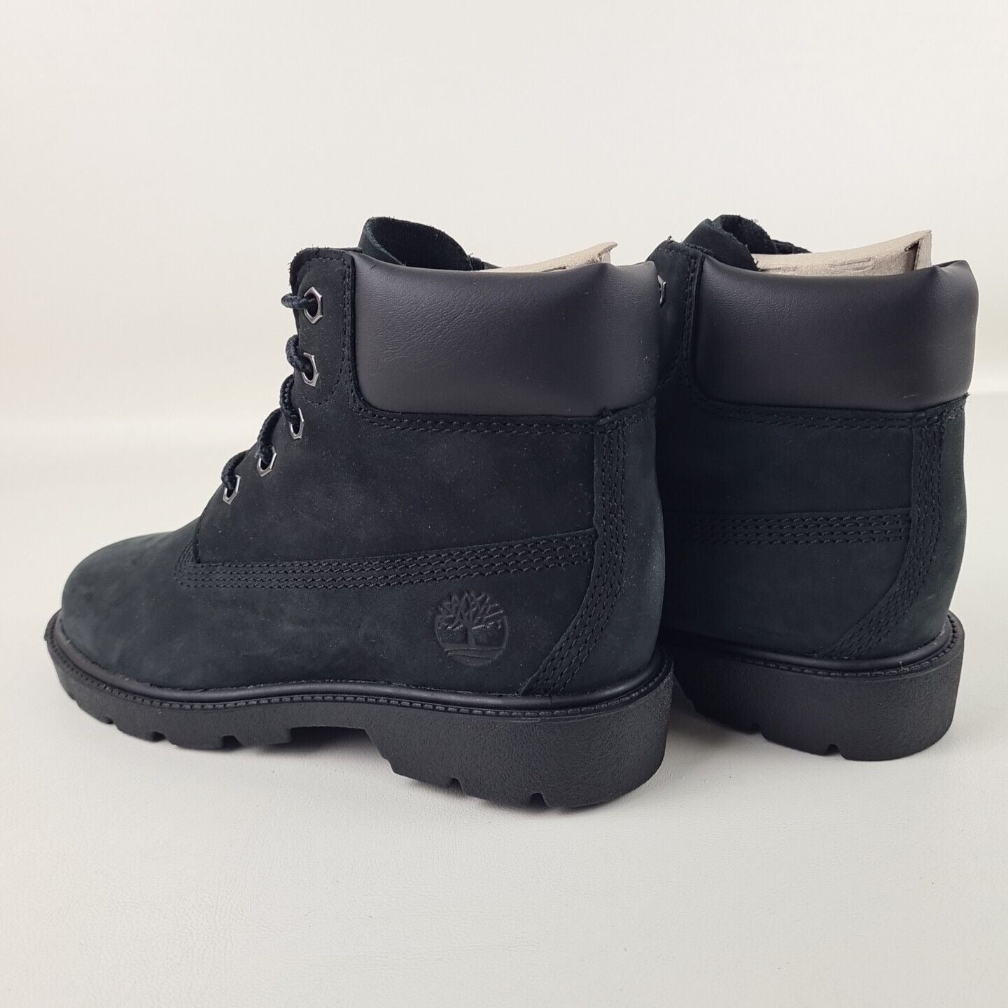 Timberland 6 In Classic Waterproof Boots 010710 001 Black Little Kids SZ 3 Y