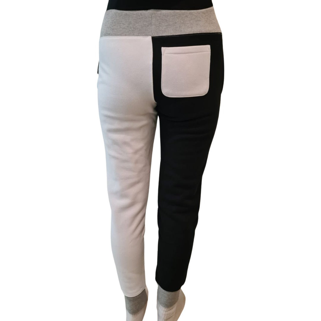 Champion ML0777551114 Women Reverse Weave Joggers Fleece Black White Size XS