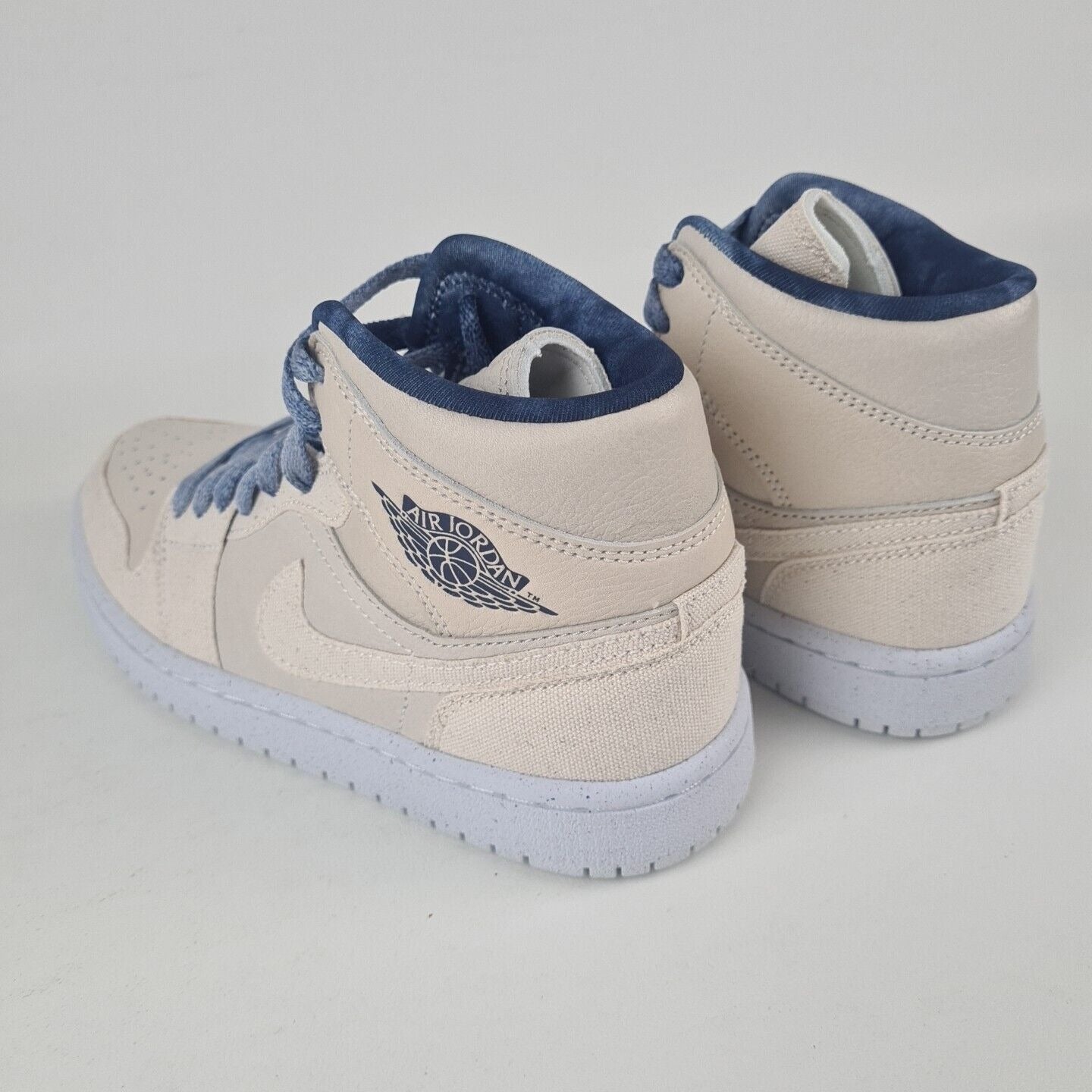 Nike Air Jordan 1 Mid SE Sand Navy DM9126 104 Women's Basketball Sneakers Size 5