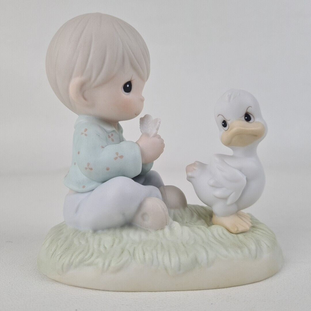 Precious Moments 526150 Friends To The Very End Porcelain Figurine Vintage