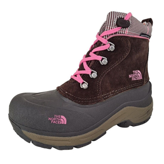 The North Face CHILKATS LACE AX0ZFD1 Winter Brown Boots SZ Girls 5 Y = 6.5 Women