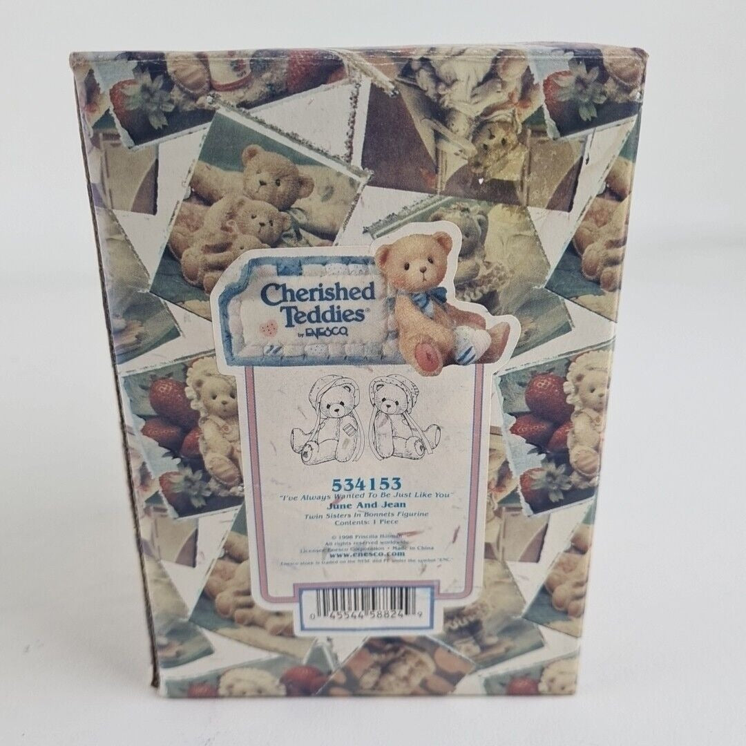 Cherished Teddies 534153 June And Jean I've Always Wanted To Be Just Like You